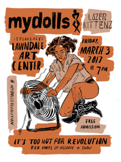 Lawndale Art Center presents SPEAKEASY featuring Mydolls
