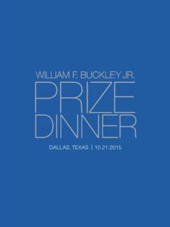 2015 William F. Buckley Prize Dinner