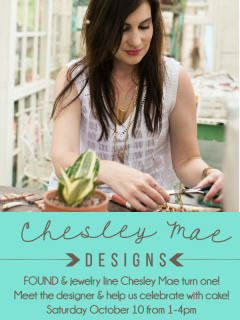 FOUND: Chesley Mae Designs Trunk Show