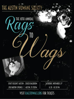 Austin Humane Society presents Rags to Wags