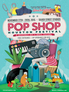 Pop Shop Houston November 2015 Festival Poster