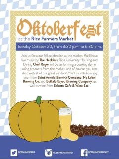 Rice University Farmers Market Oktoberfest