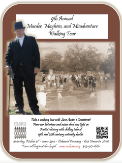 9th Annual Murder, Mayhem & Misadventure Walking Tour
