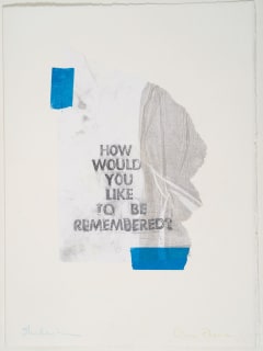 Luciole International Theatre presents How would you like to be remembered?