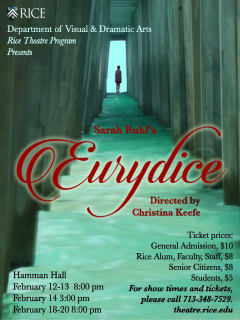 Rice University presents Eurydice