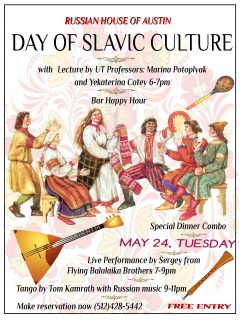 Russian House of Austin presents Day of Slavic Culture