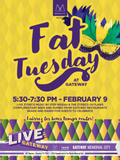 Memorial City presents Fat Tuesday at Gateway