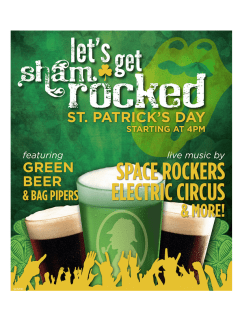 St. Patrick's Day Block Party