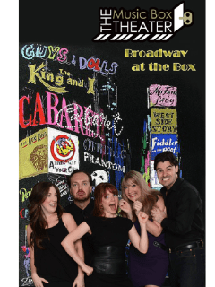 The Music Box Theater presents Broadway at the Box