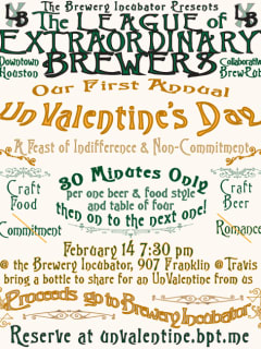 The League of Extraordinary Brewers' "#UnValentine"