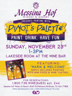 Pinot's Palette Wine and Painting Party