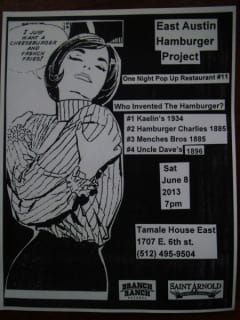 East Austin Burger Project poster