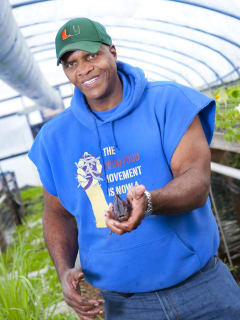 Will Allen founder and CEO of Growing Power, Inc for sustainable food