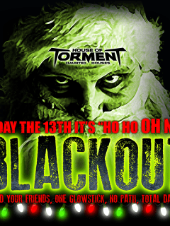 poster for Blackout at House of Torment at Highland Mall