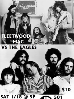 poster for School of Rock Fleetwood Mac vs the Eagles
