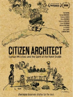 poster for Citizen Architect documentary film about Samuel Mockbee