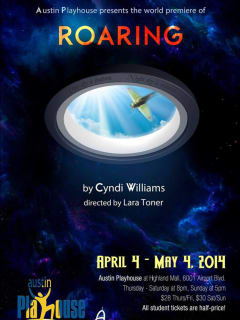 poster for Roaring by Cyndi Williams for Austin Playhouse