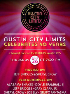 poster for Austin City Limits celebrates 40 years