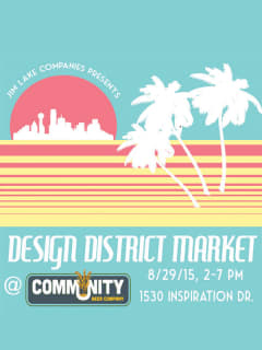 Design District Market at Community Beer Company