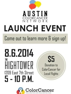 poster Austin ColorCancer Network launch event Hightower