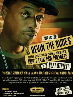 Film screening hosted by Devin the Dude: Beat Street