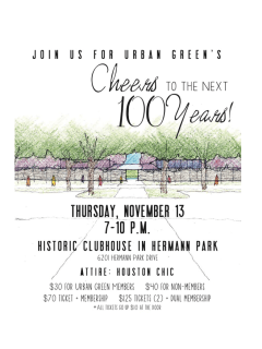 Urban Green hosts "Cheers to the Next 100 Years"