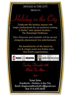 Singles in the City presents Holiday in the City