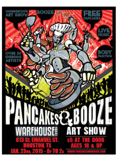 The Pancakes and Booze Art Show