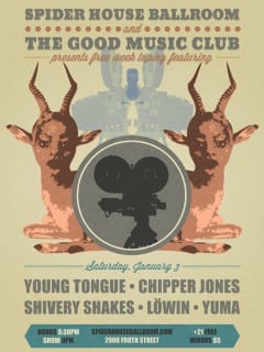 Austin Free Week_The Good Music Club_Young Tongue_poster CROPPED_2015