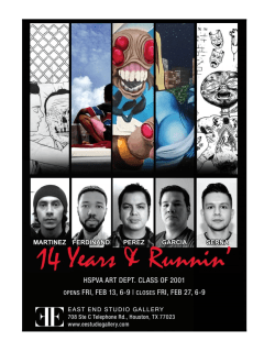East End Studio Gallery opening reception: 14 Years and Runnin'