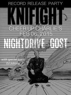 Knifight_V album_release party_Cheer Up Charlie's_February 2015