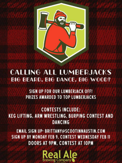 Lumberjack Off_Scoot Inn_Real Ale_February 2015