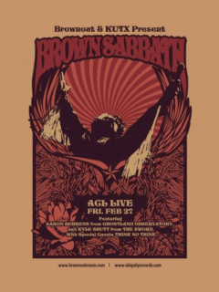 Brownout_KUTX_Brown Sabbath_poster_March 2015