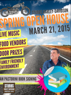 Dan Pastorini book signing and Stubbs Harley-Davidson spring open house