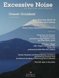 University of Texas_UT Excessive Noise Concert Series_Orient Occident_March 2015