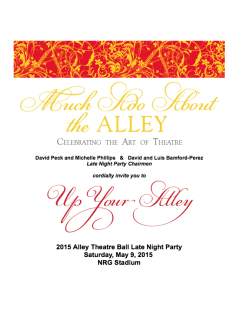 2015 Alley Theatre Ball Late Night Party "Up Your Alley"