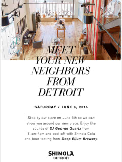 Shinola Presents Meet Your New Neighbors From Detroit