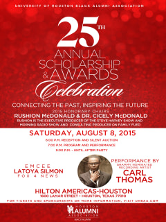 University of Houston Black Alumni Association presents The 25th Annual Awards & Scholarship Celebration
