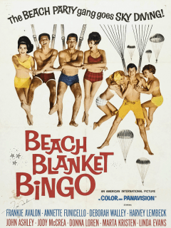Beack Blanket Bingo movie Frankie Avalon 1965 poster CROPPED