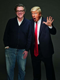 Kurt Andersen and Alec Baldwin (as Donald Trump)