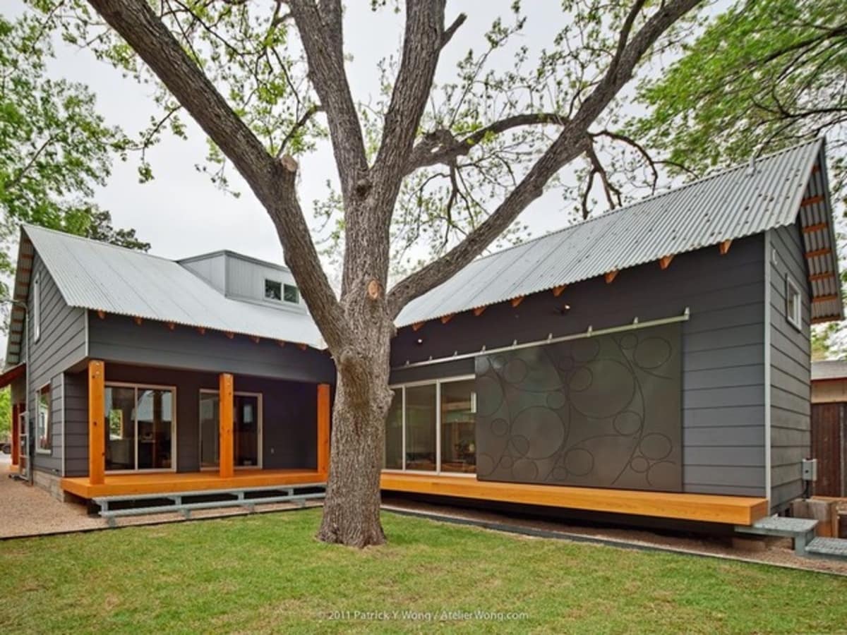 Austin home house Houzz energy effecient Bouldin Creek