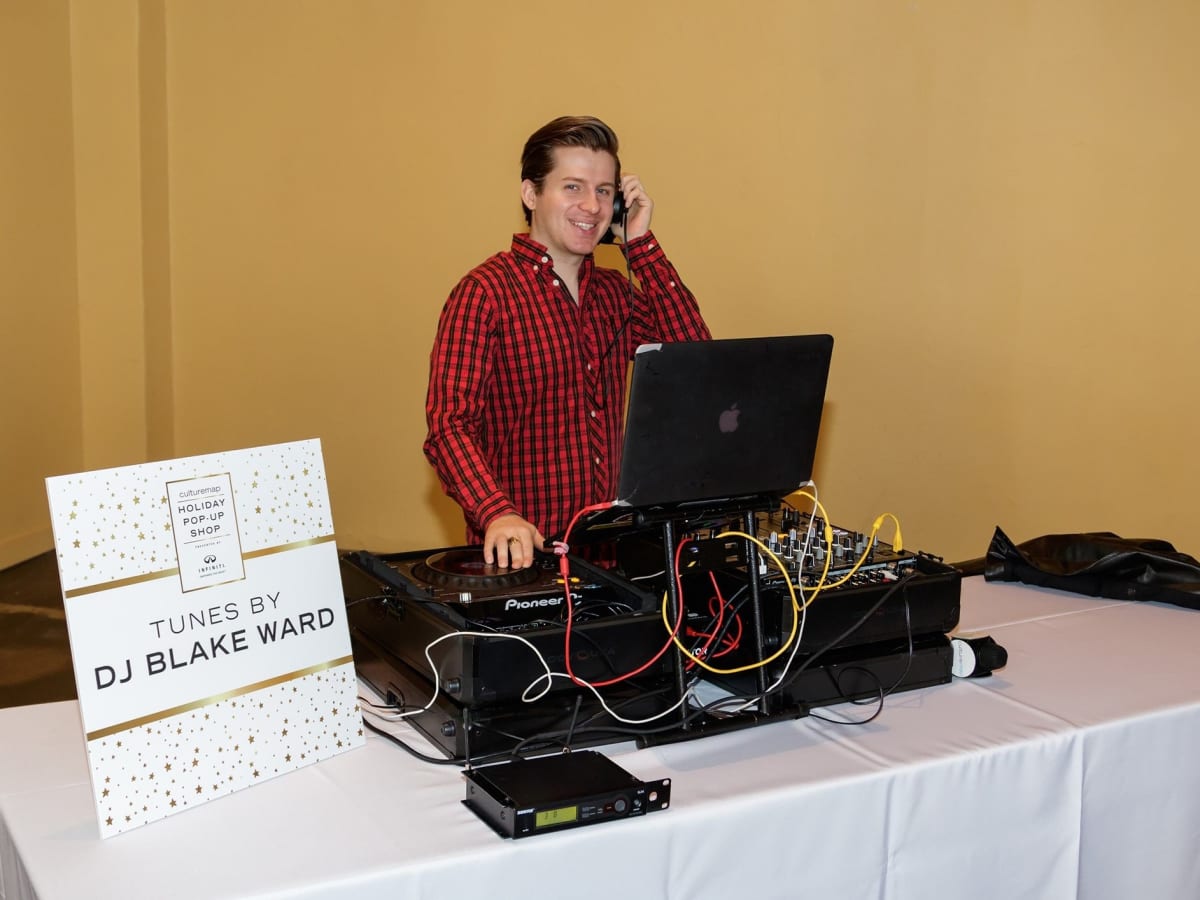 DJ Blake Ward, CultureMap 2017 Holiday Pop-up