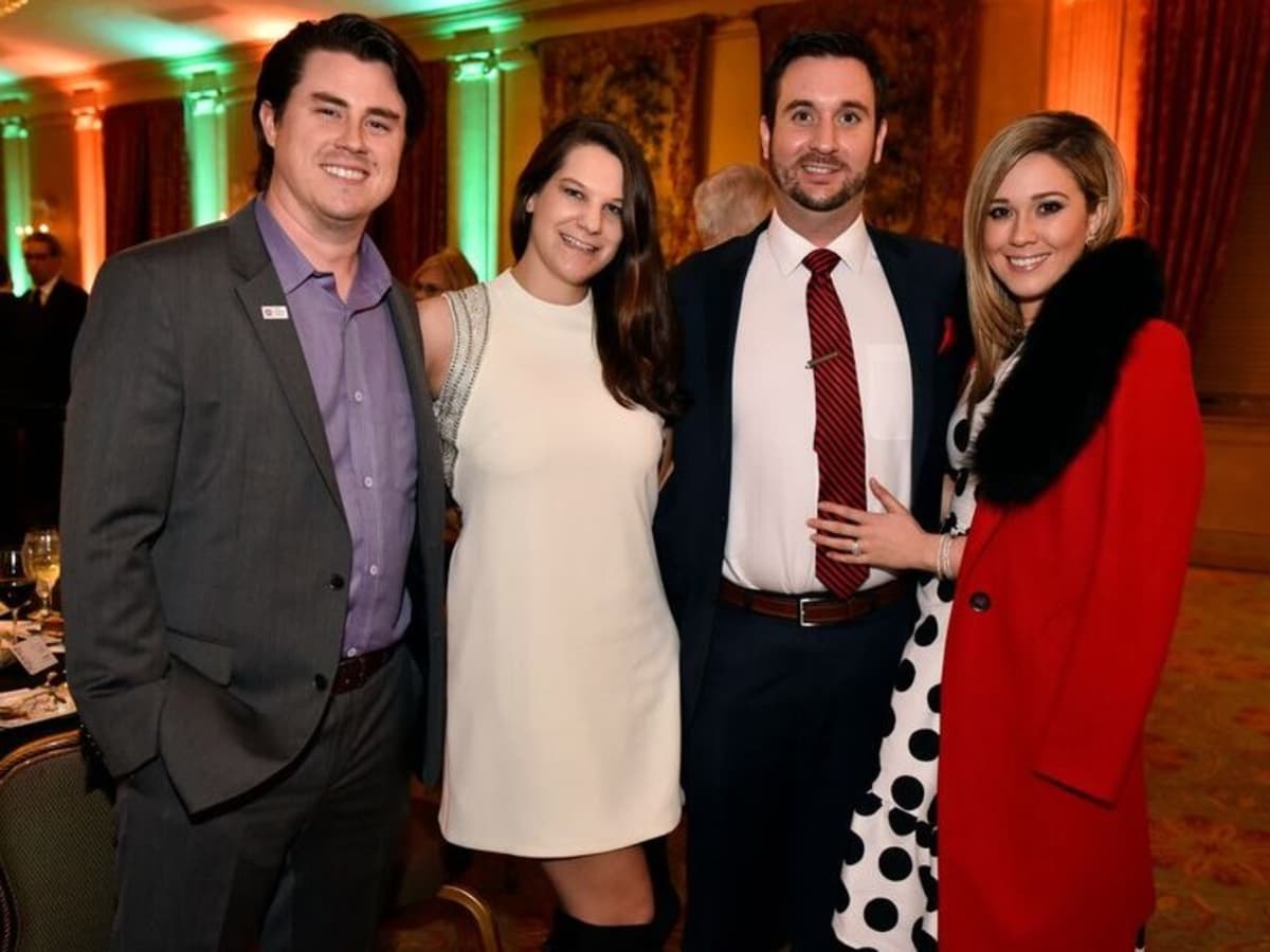 Joey Wilkinson, Megan Bowdon Wilkinson, Drew Herrmann, Pamela Herrman, Dinner with the Stars
