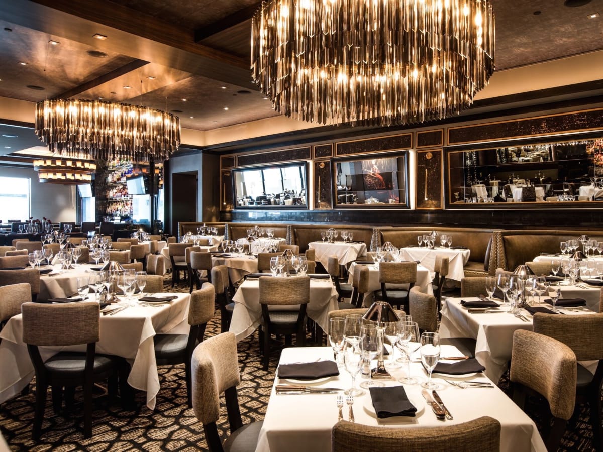 Mastro's Houston dining room interior
