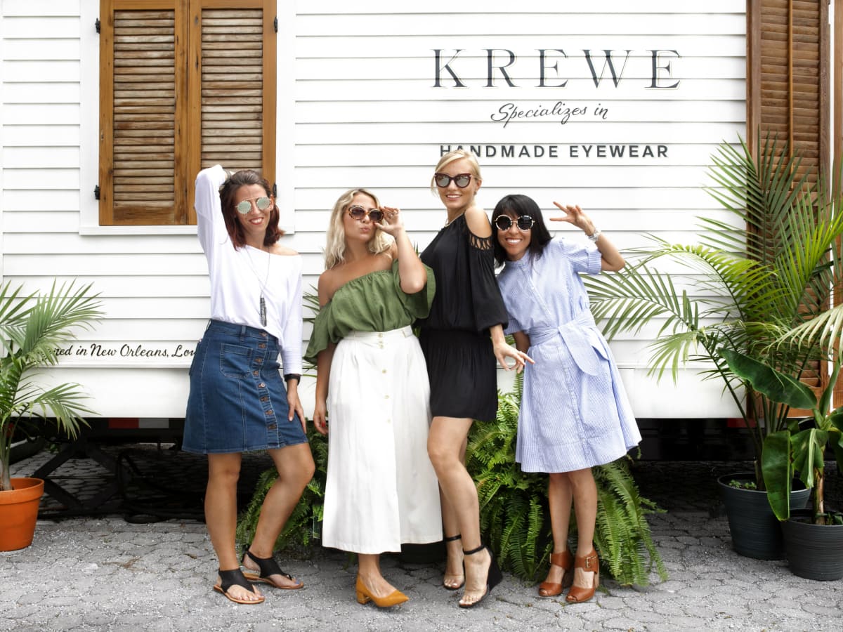 Krewe eyewear models in sunglasses