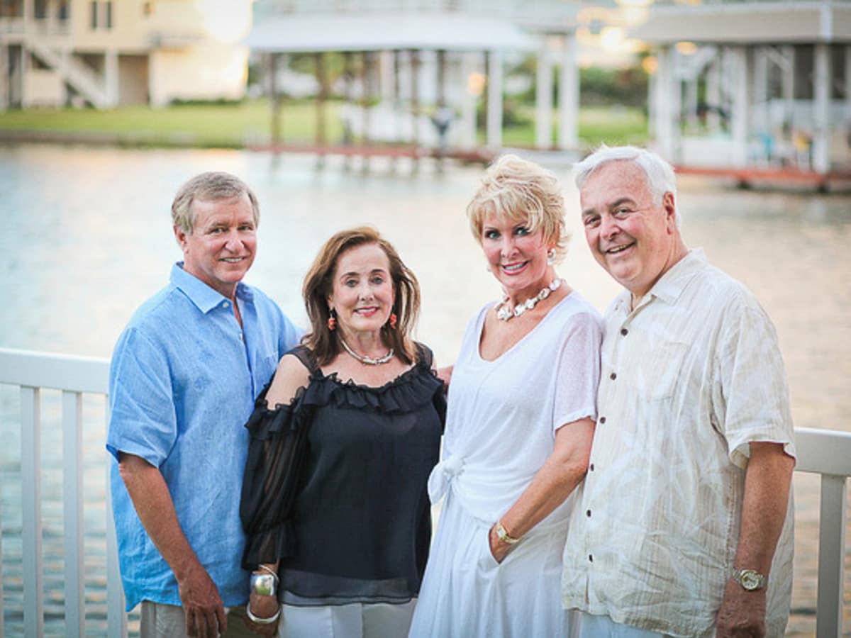 News_Scoop_Jess Tutor_Betty Tutor_Mary Ann Wilkins_Robert Wilkins_Hosts of the Galveston! The Musical _Locals Launch party on Galveston Island_Photo by Morris Malakoff