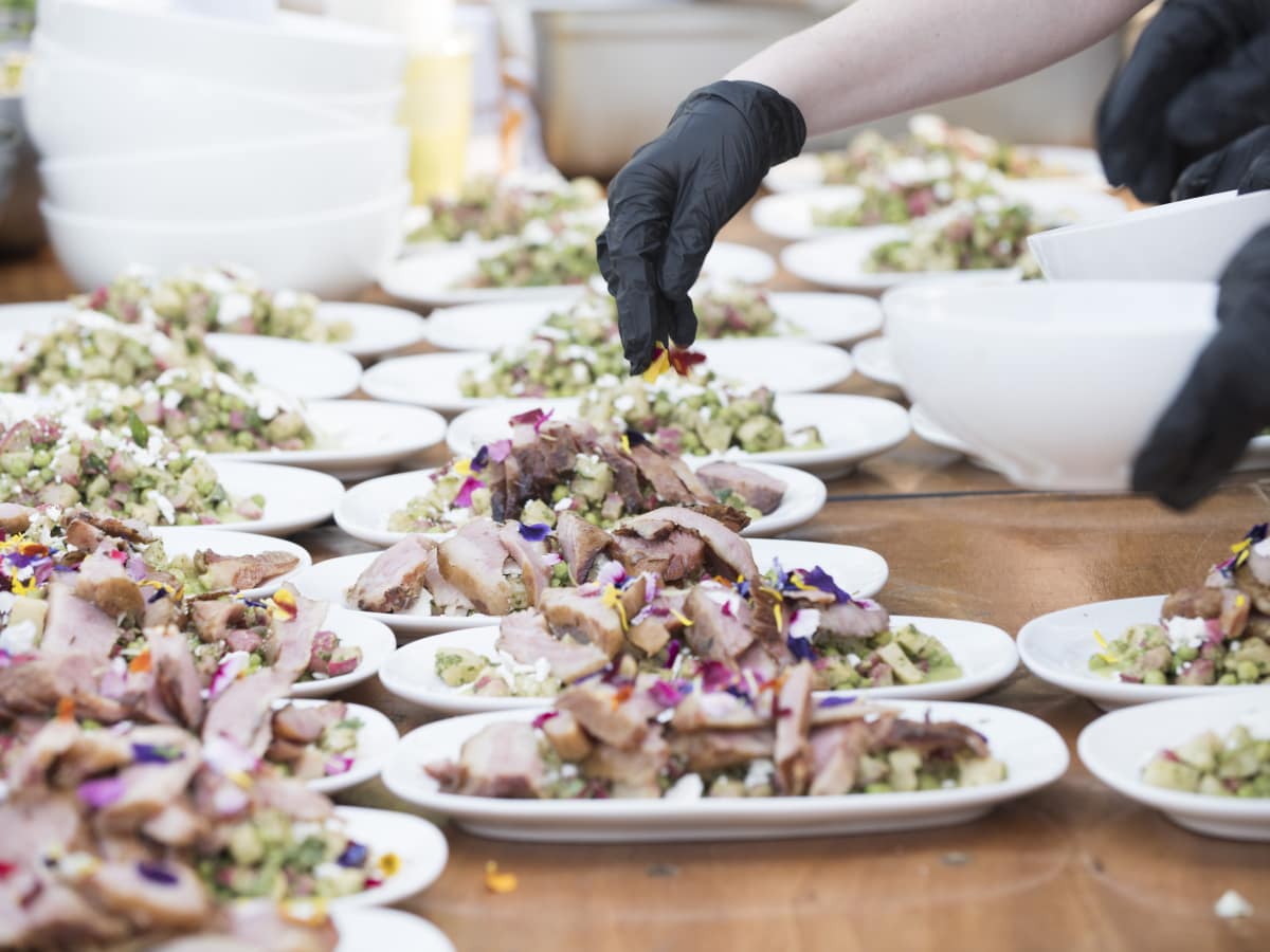 Matt Balke's pork jowl starter
