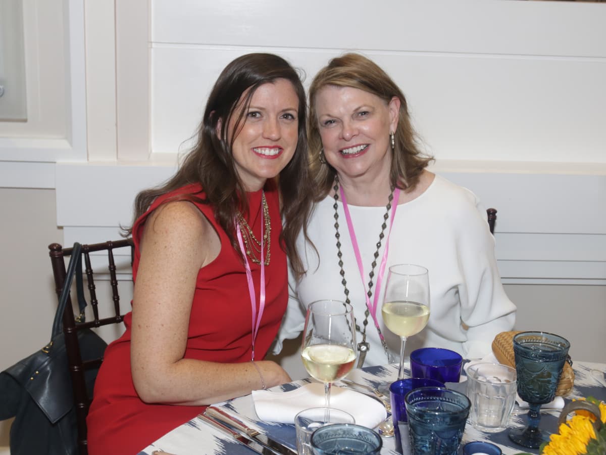 Texas Women for the Arts, Margery Gossett (Fort Worth) and Katherine Grella (Midland)