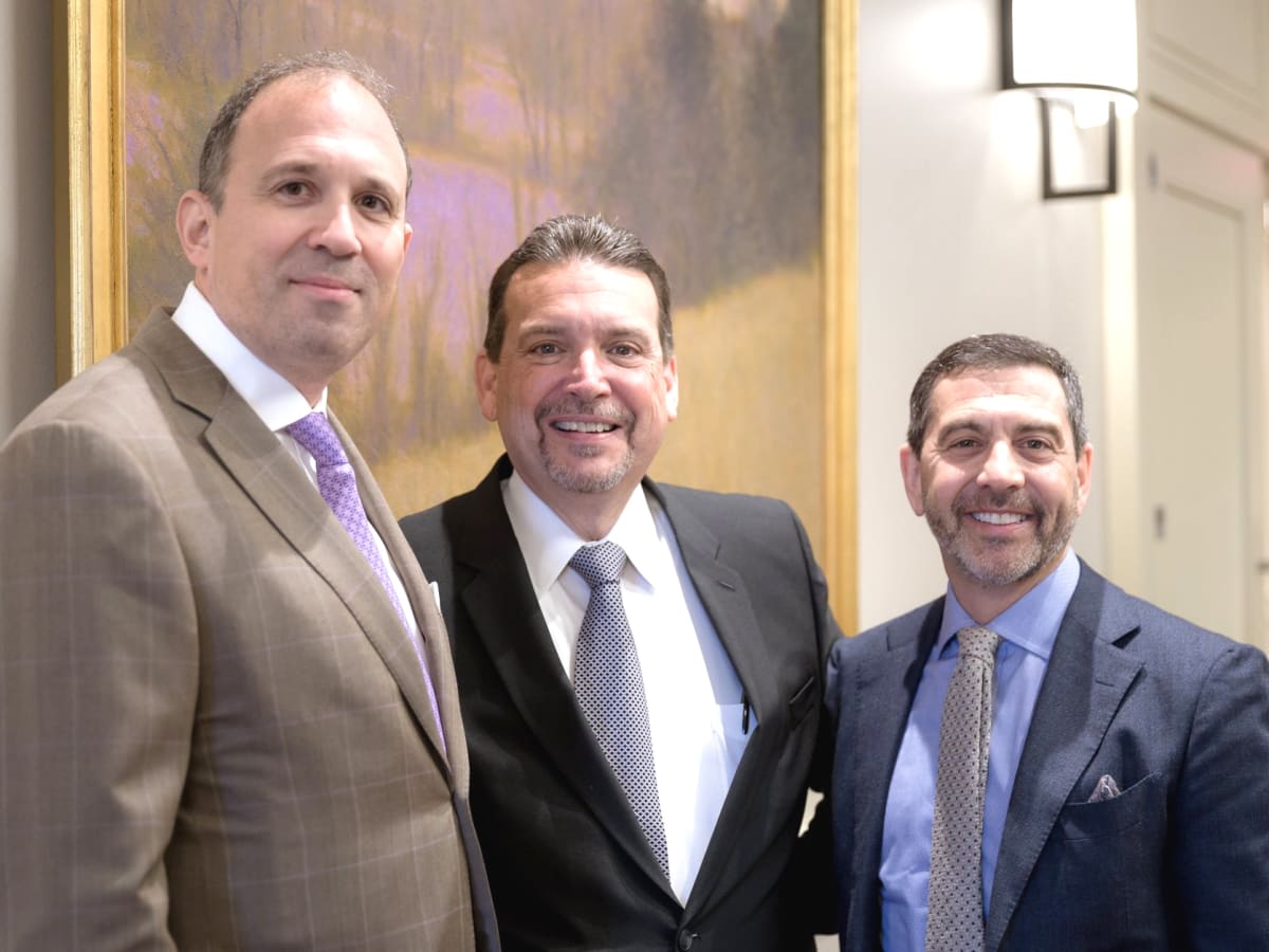 The Center luncheon Anatol Feygin, Anatol Feygin, The Center's CEO Charles C. Canton, The Center's Board President Richard Rosenberg