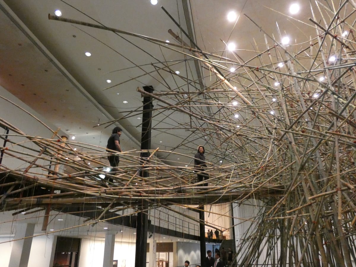 MFAH Big Bambú bridge
